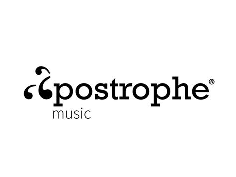 Apostrophe Music by Vladan Filipovic Apostrophe Logo, Musically Logo, Music Event Logo, Music School Logo, Apostrophe S, Music Purple Logo, Music Logo Design, S Logo Design, S Logo