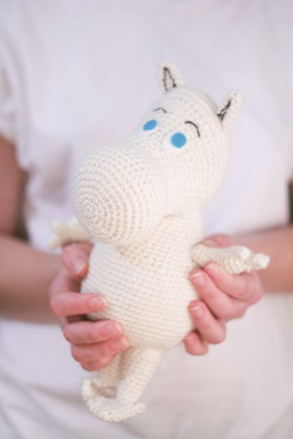 Moomin amigurumi free pattern by TSATT #crochet #amigurumi #moomin #Muumin Crochet Amigurumi Free Patterns, Crochet Amigurumi Free, Crochet Diy, Amigurumi Free, Amigurumi Free Pattern, Knitted Toys, Crochet Dolls, Stuffed Toys Patterns, Crocheted Item