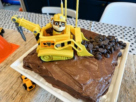 Rubble And Crew Birthday Party, Rubble Birthday Party, Birthday Parties For Kids, Construction Birthday Party, Simple Birthday Party, Dairy Free Cake, Sports Birthday Party, Toddler Birthday Party, Toddler Parties