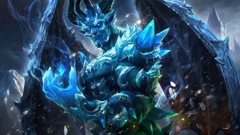 ArtStation - lineage_ice-demon, Kim Sung Hwan Ice Demon, Demon Pfp, Ice Monster, Monster Sketch, Ice Giant, Myths & Monsters, Paintings And Drawings, Kaiju Monsters, Demon Art