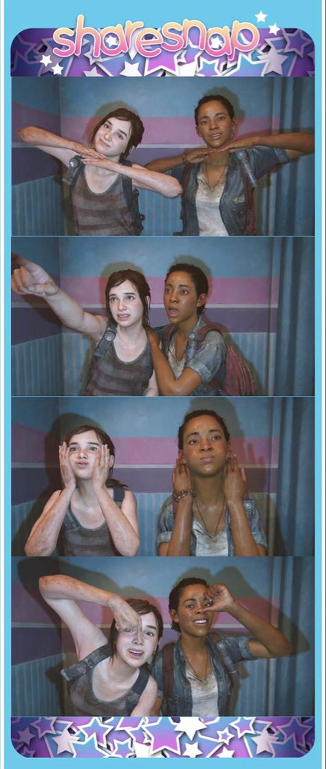 Ellie Williams And Riley, Ellie Williams Polaroid, Ellie And Riley Photobooth, Tlou Poster, Ellie And Riley, Joe Miller, I Need A Girlfriend, Need A Girlfriend, Ellie Williams