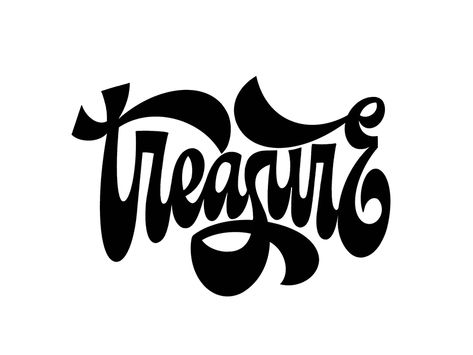 Treasure by Tamara Arkatova on Dribbble Alphabet Pictures, Alphabet Fonts, Graffiti Alphabet, Graffiti Font, Creative Lettering, Graphic Design Fonts, Bold Typography, Funny Drawings, Vintage Fonts