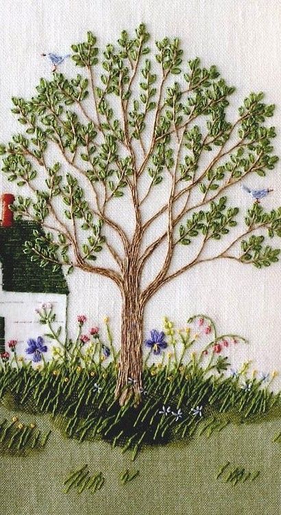 Áo Blu, Trendy Embroidery, Ideas Embroidery, Modern Ideas, Embroidery Patterns Vintage, Pola Sulam, Silk Ribbon Embroidery, Crewel Embroidery, 자수 디자인