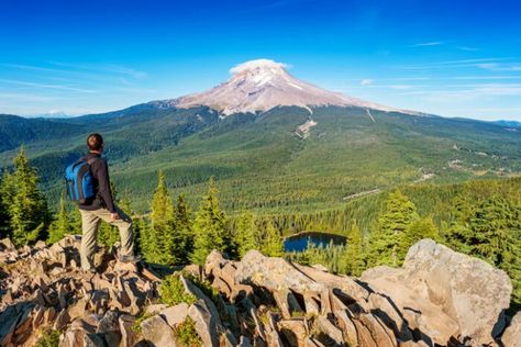 A Nature Lovers Definitive Guide To Oregon's Natural Beauty Things To Do In Nature, Mount Hood National Forest, Trillium Lake, Hood River Oregon, Newport Oregon, Visit Oregon, Ecola State Park, Apple Orchards, Oregon Road Trip