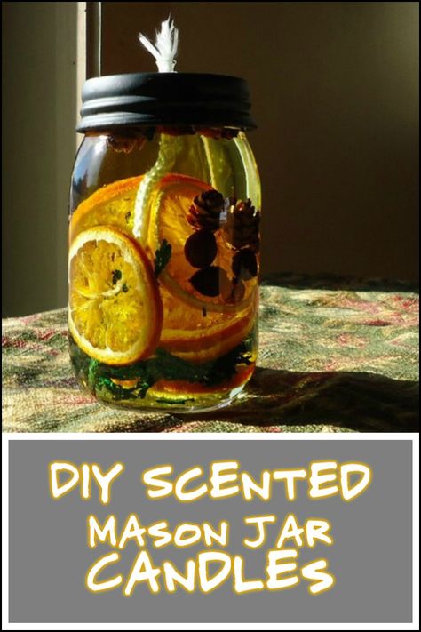 Mason Jar Oil Lamp, Scented Mason Jar Candles Diy, Diy Candle Container Ideas, Scented Mason Jar Oil Lamps, Homemade Mason Jar Candles, Diy Mason Jar Candles, Oil Candle, Mason Jar Candles Diy, Jar Candles