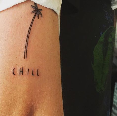 Chill tattoo ~ Kesha Chill Tattoo Ideas, Chill Tattoo, Lion Tattoo Sleeves, Uv Tattoo, Lady Bug Tattoo, Summer Tattoo, Tattoo Ideas For Men, Small Tattoos For Guys, Waves Tattoo