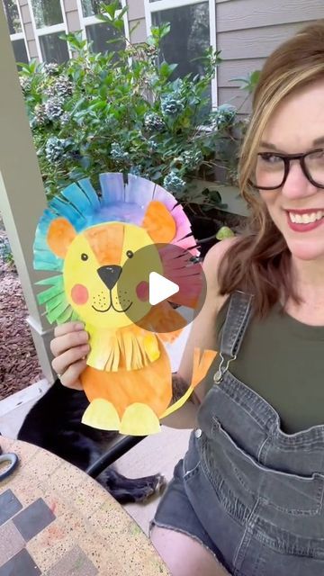 Paper Plate Lion, Andrea Nelson Art, Lion Craft, Marker Crafts, Lion Painting, Summer Craft, Bible Study For Kids, Easy Toddler, Glue Stick