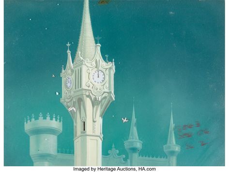 Cinderella Clock, Disney Background, Beautiful Wallpapers Backgrounds, Paint Background, Clock Tower, Beautiful Wallpapers, Animation Art, Big Ben, Wallpaper Backgrounds