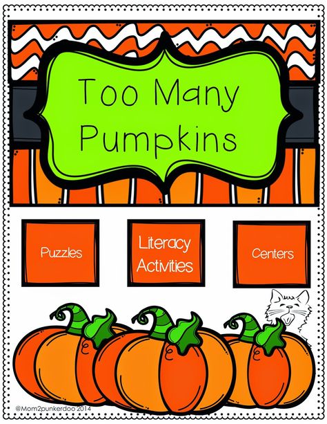 Too Many Pumpkins! Too Many Pumpkins, Pumpkin Literacy, Ed Endings, Halloween Language Arts, Pumpkin Unit, Autumn Teaching Ideas, Must Read Book, October School, Halloween Resources