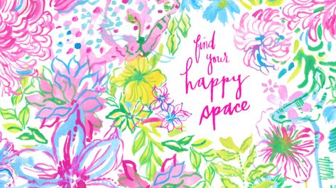 Lilly Pulitzer Laptop Wallpaper, Lilly Pulitzer Wallpaper, Lilly Wallpaper, Preppy Desktop, Lilly Pulitzer Iphone Wallpaper, Lilly Pulitzer Quotes, Lily Pulitzer Wallpaper, Preppy Painting, Colorful Rooms