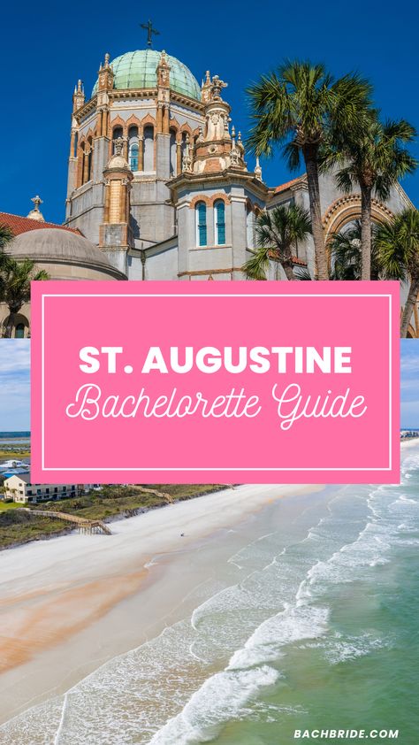 St Augustine Bachelorette Weekend, St Augustine Bachelorette Party, St Augustine Bachelorette, Bachelorette Locations, Bachelorette Weekend Itinerary, Bachelorette Party Destinations, Bachelorette Destinations, Spa Trip, Thrill Seeking