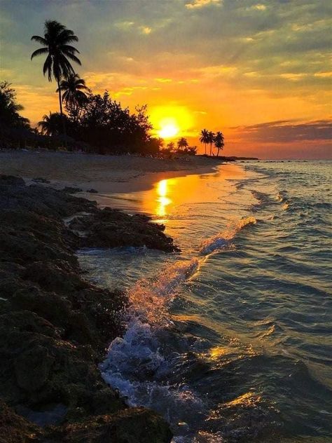 Cuba Beach, Cuba Island, Cuba Beaches, Visit Cuba, Clear Blue Water, America Latina, Sea Sunset, Scenery Pictures, Cuba Travel