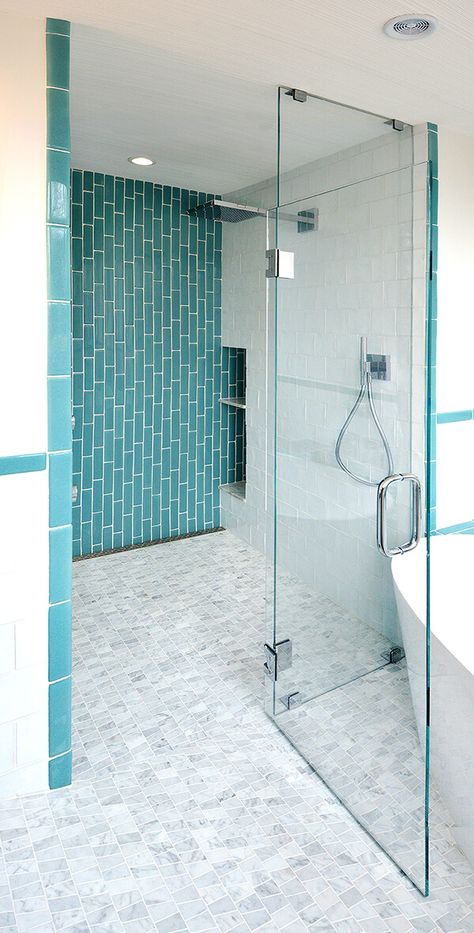 40 Free Shower Tile Ideas (Tips For Choosing Tile) | Why Tile Vertical Tiles Bathroom, Ceramic Shower Tile, Masonite Interior Doors, Aqua Tiles, Marble Mosaic Floor, Interior Design Institute, Shower Floor Tile, Tiles Bathroom, Bath Store