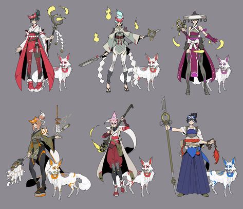 Overwatch Skin Concepts, Exploration Art, Overwatch 2, Japanese Characters, Game Character Design, Anime Scenery Wallpaper, Illustration Character Design, Character Designs, Fantasy Artwork