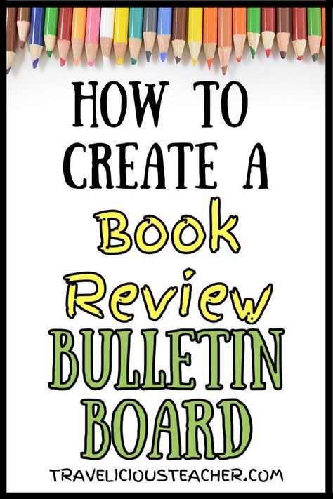 This Book Review Bulletin Board is easy to implement AND engaging! It provides students with routine while building a community of readers! #BulletinBoard #BacktoSchool #Elementary #Reading #Writing #BookReview #BulletinBoards #PrimaryTeacher #ReadersAreLeaders #Teacher #Education #Teaching #ClassroomIdeas #ClassroomInspo #ClassroomInspiration #TeacherBlog #TeacherBlogger #TeachingIdeas Interactive Reading Bulletin Boards, Literary Activities, Book Bulletin Board, Upper Elementary Reading, Library Bulletin Board, Create A Book, Elementary Lessons, Reading Bulletin Boards, Building A Community