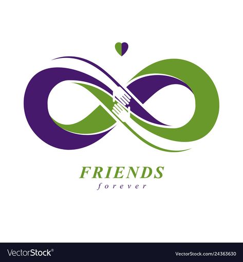 Friends Symbol, Friend Symbol, Infinity Logo, Human Hands, Human Hand, Symbol Logo, Friends Forever, Vector Logo, High Res