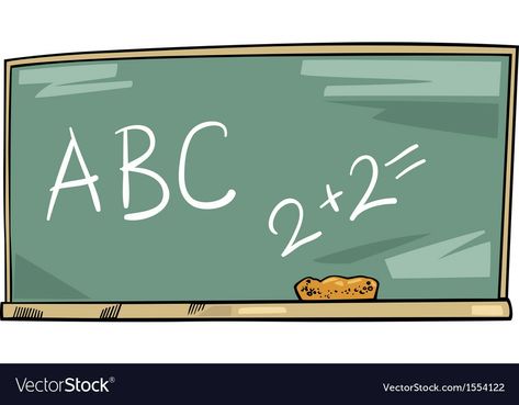 Blackboard Illustration, Preschool Family Theme, School Blackboard, Preschool Family, Blackboard Drawing, Family Theme, Art Download, School Board, I School