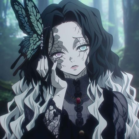 Butterfly Demon, Fanart Icons, Kny Oc, Demon Girl, Old Anime, Scary Art, Character Design Male, Anime Oc, Kimetsu No Yaiba