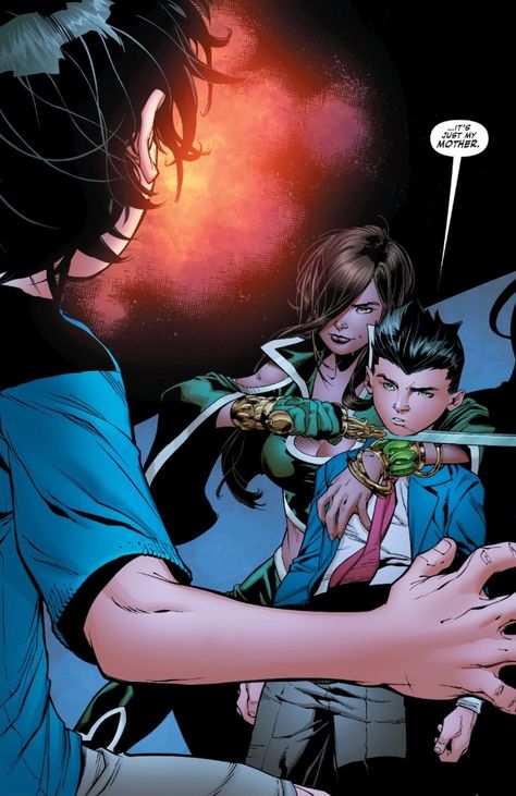 This Just Happened: An al Ghul Family Reunion | DC Supersons Comic, Dc Supersons, Damian Wayne Batman, Son Of Batman, Jonathan Kent, Super Sons, Univers Dc, Batman Funny, Dysfunctional Family