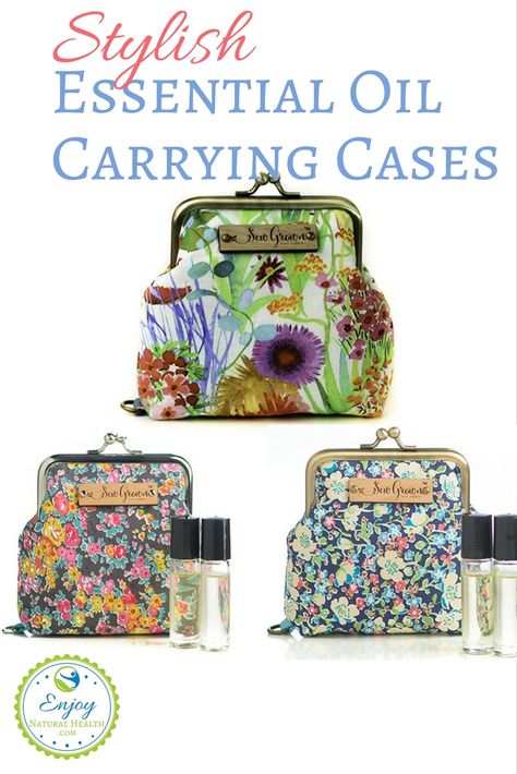 Looking for a stylish essential oil carrying case? You'll LOVE these! GORGEOUS looking, and perfect for taking your oils everywhere. Essential Oil Carrying Case, Essential Oil Case, Essential Oil Carrier Oils, Oil Uses, Essential Oil Uses, Natural Beauty Tips, Look Beautiful, Carrier Oils, Health Blog