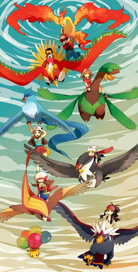 Riders of the Air Entei Pokemon, Flying Pokémon, Flying Type Pokemon, Gijinka Pokemon, Pokemon Mew, Pokemon Trainers, Mega Pokemon, Gameboy Color, Pokemon Special