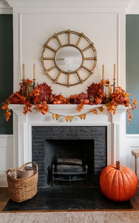 Fall Furniture , Autumn Cozy Fall ,Decor Easy Fall ,
Decor Neutral Fall ,Decor Fall ,Decor Inspiration ,Fall Decor Ideas Mantelpiece Styling, Mantelpiece Ideas, Fall Fireplace Decor Mantles, Autumn Mantel, Paint For Walls, Fall Apartment Decor, Fall Fireplace Decor, Fall Bathroom Decor, Primer Paint