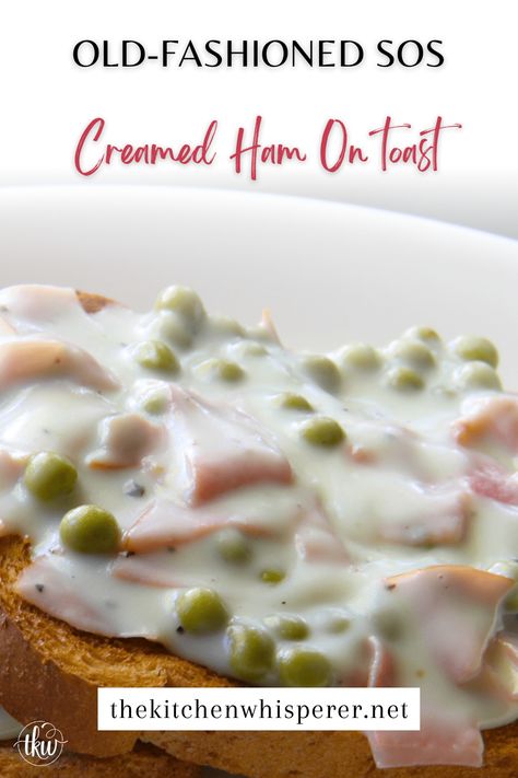 My absolute favorite childhood dish I requested it every year on my birthday. This is the most special recipe that reminds me of my Mom. #sos #creamedham #armyfood #ontoast Creamed Ham, Chipped Beef On Toast, Beef On Toast, Sos Recipe, Cheap Family Dinners, Creamed Beef, Dried Beef, Peasant Food, Healthy Beef Recipes