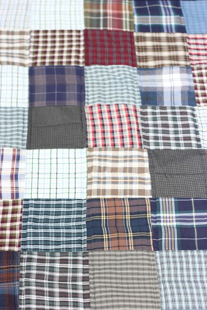 Memory Quilt From Mens Dress Shirts, Memory Quilts From Clothes Men Dads Flannel Shirts, Men’s Shirt Quilt, Memory Quilts From Clothes Men Blankets, Memory Clothes, Plaid Quilts, Memory Quilts With Men’s Shirts, Memory Gifts, Beginner Quilting Projects