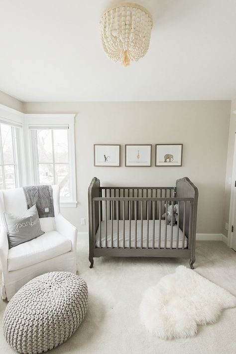 Neutral Colors -- paint color Sea Salt By Benjamin Moore Baby Nursery Ideas, Gender Neutral Baby Nursery, Ideas Habitaciones, Baby Nursery Diy, Baby Room Colors, Baby Nursery Inspiration, Baby Room Neutral, Baby Nursery Neutral, Unisex Nursery