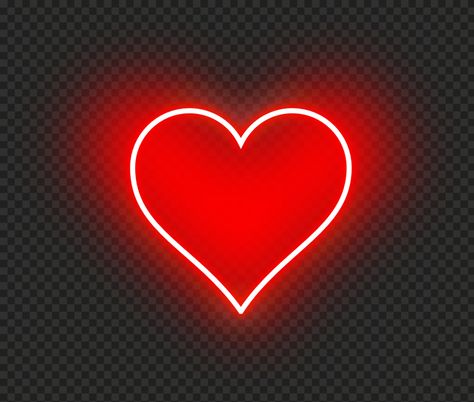 Neon Png For Editing, Heart Background Images, Red Neon Aesthetic, Queen Of Hearts Aesthetic, Red Heart Png, Heart Neon Light, Hearts Aesthetic, Shri Ram Wallpaper, Hd Aesthetic