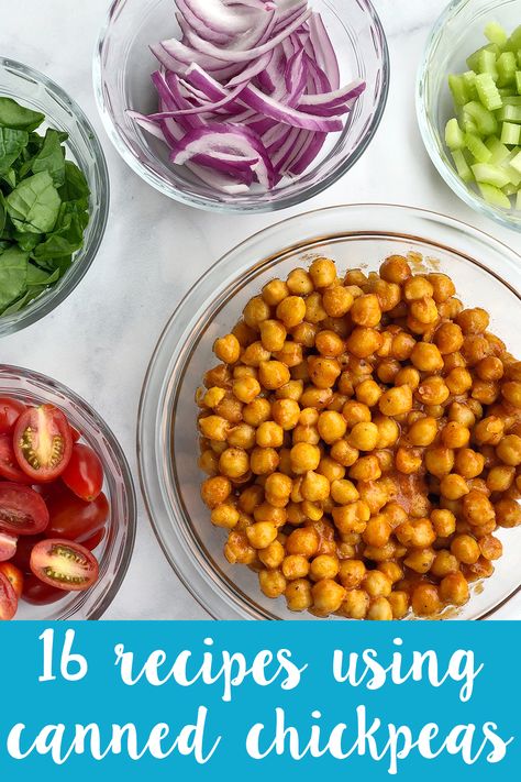 Garbanzo Bean Recipes, Hummus Recipe Homemade, Veggie Meals, Pea Recipes, Homemade Hummus, Chickpea Recipes, Hummus Recipe, Garbanzo Beans, Recipe Roundup