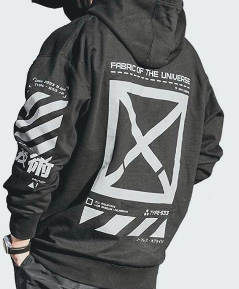 Streetwear Fashion Hoodie, Cyberpunk Graphic, Cyberpunk Hoodie, Fabric Of The Universe, Cyberpunk Streetwear, Techwear Hoodie, Techwear Cyberpunk, Tech Clothing, Techwear Streetwear