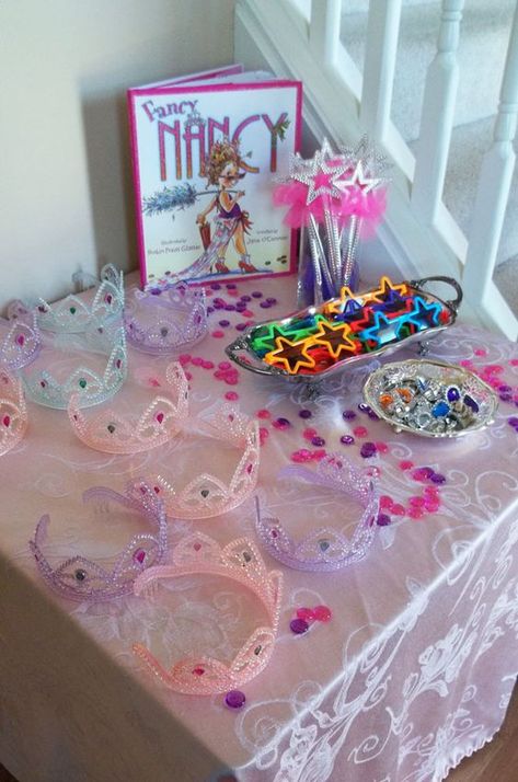 Fancy Nancy Party Dress Up Wands, Sunglasses, Rings, Tiaras Fancy Nancy Birthday Party, Fancy Nancy Birthday, Fancy Nancy Clancy, Fancy Birthday Party, Fancy Nancy Party, Princess Tea Party, Girls Tea Party, Fancy Nancy, Fourth Birthday