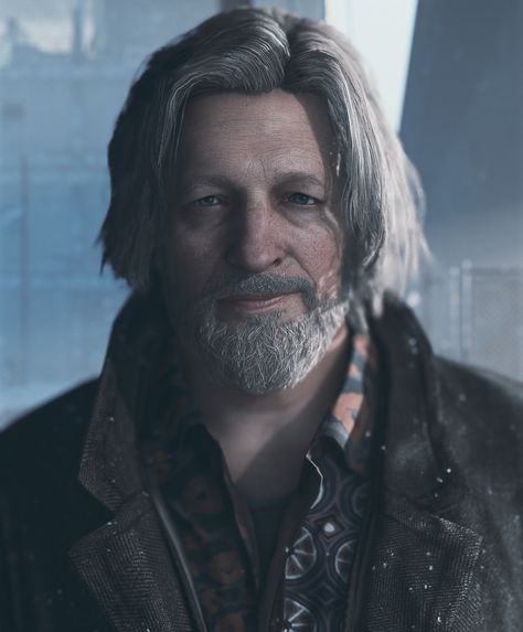 Dbh Hank Fanart, Hank Dbh Icon, Detroit Become Human Characters, Hank Anderson Icon, Hank Detroit Become Human, Hank Dbh, Dbh Hank, Detroit Become Human Actors, Dbh Characters