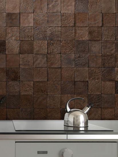 End Grain tiles in ceramic Arabesque Backsplash, Backsplash Herringbone, Backsplash Arabesque, Natural Stone Kitchen, Stone Backsplash Kitchen, Travertine Backsplash, Hexagon Backsplash, Granite Backsplash, Backsplash Patterns