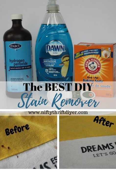 Diy Upholstery Cleaner, Homemade Stain Removers, Natural Stain Remover, Stain Remover Clothes, Diy Stain Remover, Fabric Stain Remover, Stain Removal Guide, Laundry Stain Remover, Diy Staining