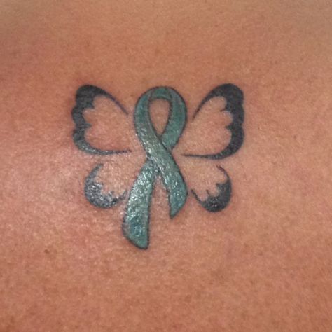 If I ever get a tattoo, I would want it to be this, but instead the middle to be lyme green for lymes disease! Blue Ribbon Tattoo, Purple Ribbon Tattoos, Pink Ribbon Tattoos, Survivor Tattoo, Awareness Tattoo, Ribbon Tattoos, Memorial Tattoos, Wedding Tattoos, Mom Tattoos