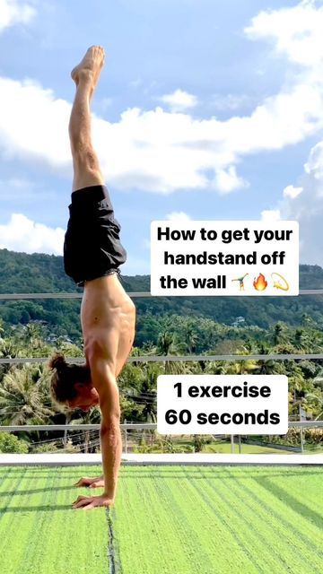 Handstand Calisthenics, Handstand Training, Gymnastics Drills, Core Training, Fall Over, Look After Yourself, Yoga Asanas, Handstand, 60 Seconds