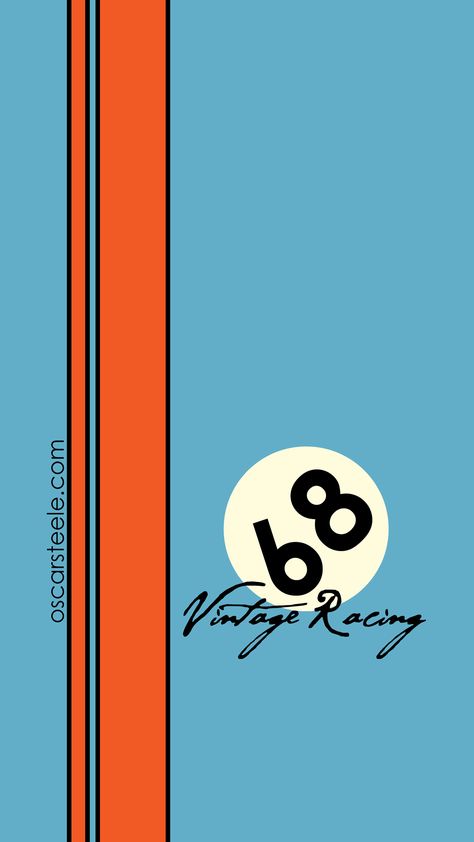 68' Vintage Racing iPhone IOS 6 Plus Wallpaper on Behance Ford Gt40 Wallpaper Iphone, Vintage Racing Logo, Motorcycle Graphics, Hifi Room, Vintage Racing Poster, Graphic Overlay, Vaporwave Wallpaper, Retro Graphic Design, Trophy Truck