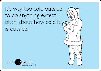 Winter Humor, Funny News, Too Cold, Cold Outside, E Card, Ecards Funny, Someecards, Bones Funny, Great Quotes