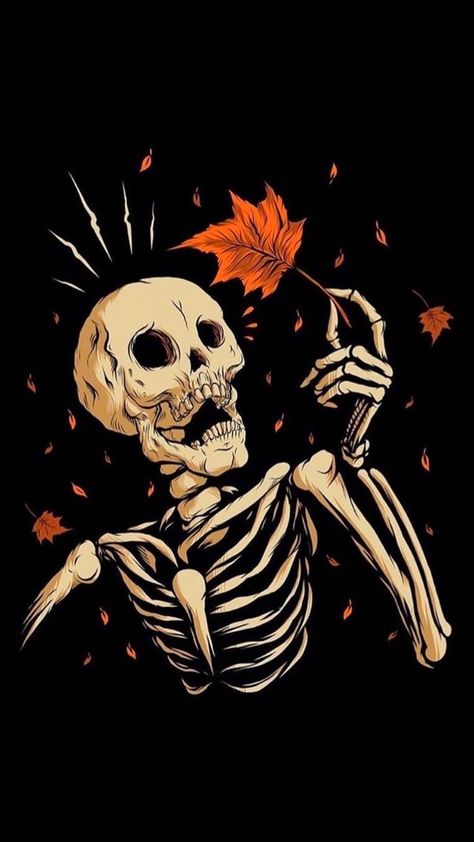 Dancing Skeleton Wallpaper, Spooky Season Wallpaper, Skeleton Wallpaper, Pumpkin Skeleton, Dancing Skeleton, Halloween Backgrounds, Fall Wallpaper, Halloween Wallpaper, Spooky Season