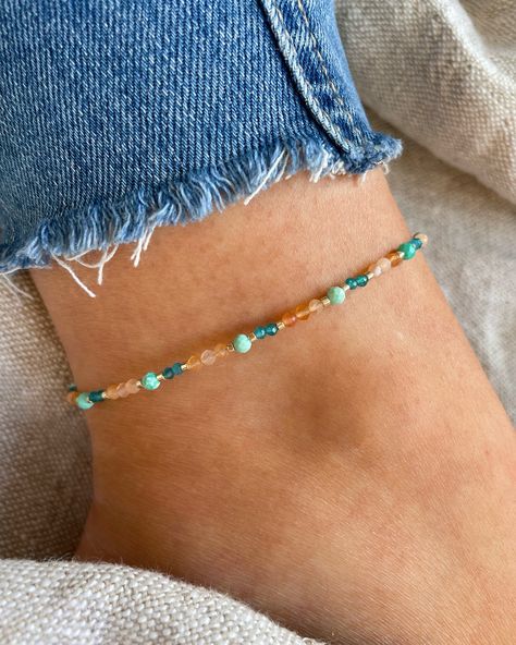 ☀️Anklet Season … It’s finally feeling like Summer here in the UK 🤗 Here’s a little round up of our summery Limited Edition crystal anklets … Swipe ⇢ for more ✩ Inspiration + Positivity - Amphibole ✩ Love + Light - Rhodonite, Mother of Pearl & Light Blue Apatite ✩ Guidance + Balance - Rare Andradite Garnet, Grey Agate & Moonstone ✩ Joy + Abundance - Turquoise, Blue Apatite & Apricot Agate ✩ Positively Protected - Kyanite, Pink Opal & Moonstone ✩ Radiance - Rhodolite Garnet, Blue ... Crystal Anklet, Grey Agate, Luxe Jewelry, Rhodolite Garnet, Blue Apatite, Pink Opal, Girly Jewelry, Love And Light, Mother Of Pearl