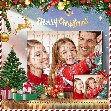 Custom Christmas Photo Puzzle 100Pcs Picture Gifts, Custom Puzzle White Card Paper, Jigsaw Puzzles Create Personalized Gift Women/men Xmas Present 2023 - US $18.99 Christmas Jigsaw Puzzles, Custom Puzzle, Picture Gifts, Xmas Presents, Personalized Valentines, Christmas Photo, Photo Puzzle, White Card, Custom Christmas