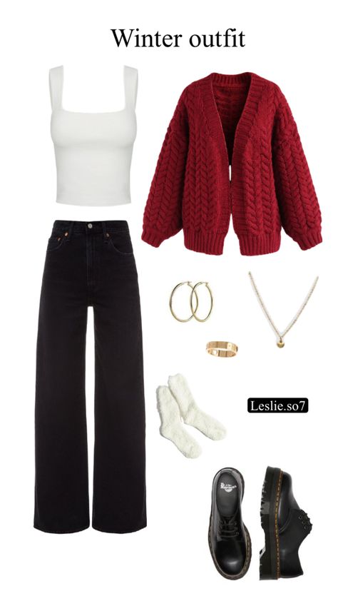 Winter outfit #ootd #aesthetic #outfitinspo #winter Outfits Back To School, December Outfits, Trendy Outfit Inspo, Ootd Aesthetic, Everyday Fashion Outfits, Ideas Outfit, Outfit Trends, Simple Trendy Outfits, Aesthetic Outfit