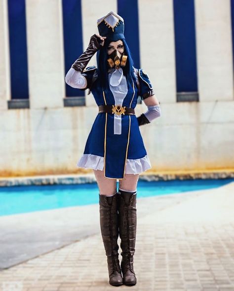 Caitlyn Kiramman-LOL Arcane Cosplay, Assassins Creed Cosplay, Amazing Cosplay, Best Cosplay, Cosplay Outfits, Edgy Outfits, Playing Dress Up, League Of Legends, Cosplay Anime