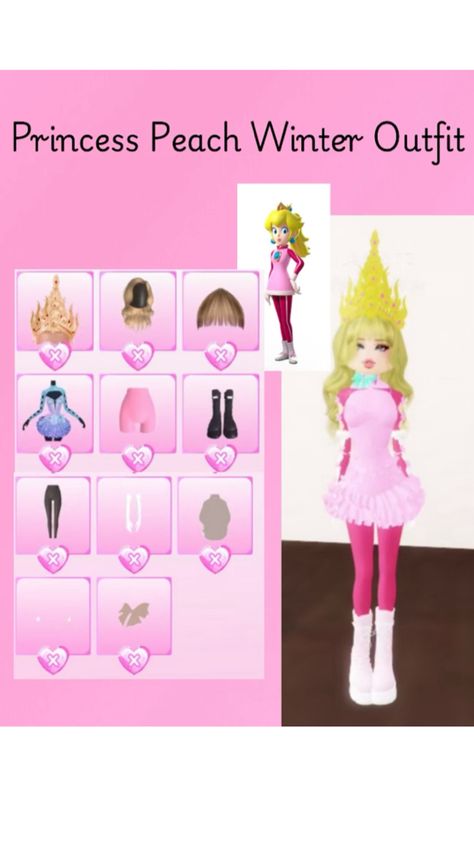 Cute Princess, Winter Outfit, Princess Peach, Dress To Impress, Winter Outfits