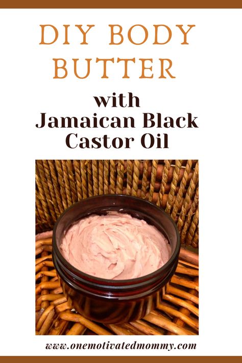 This DIY recipe pairs the goodness of skin-softening Shea butter and moisturizing Jamaican black castor oil for a decadent body butter to nourish dry skin. #bodybutter #jamaicanblackcastoroil #jbco #diy #skincare #sheabutter Body Butter For Men, Diy Body Butter Castor Oil, Castor Oil Body Lotion, Diy Loc Butter, Castor Oil Body Butter, Castor Oil Lotion Recipe, Castor Oil Lotion Diy, Diy Shea Butter Lotion, Castor Oil Recipes