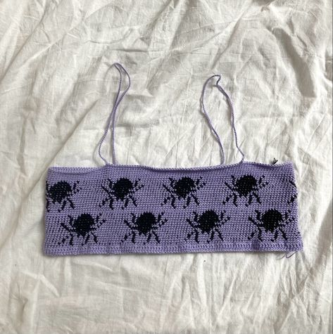 Lilac Crochet, Crochet Spider, Spider Pattern, Crochet Projects, Crochet Top, Lilac, Knitting, Crochet, Pattern