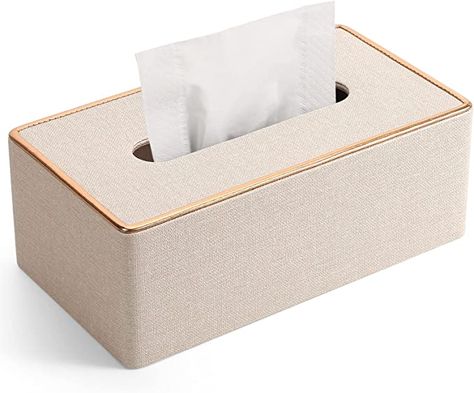 Amazon.com: Tissue Box Cover, PU Leather Tissue Box Holder Rectangular Kleenex Box Covers for Home/Office/Car Decoration 9.84"X5.23"X3.77" - Beige : Home & Kitchen Kleenex Box, Tissue Box Holder, Tissue Box Cover, Car Decoration, Tissue Box, Pu Leather, Home Office, Leather