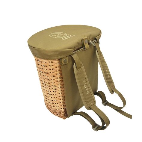 Backpack or basket for mushroom picking for men, women and children. Carrying on the shoulders you will leave your hands free for the mushroom knife and stick. The soft back and comfortable shoulder straps with rubberized pads make the mushroom picking process as comfortable as possible. The basic element of the item is a well-ventilated wicker basket. The mushrooms are not steamed until you take them home. The basket volume is 13l with the optimal height and width. The shape is rounded in front Foraging Basket, Foraging Bag, Mushroom Picking, Mushroom Foraging, Harvest Basket, Morel Mushroom, Pattern Printable, Berry Baskets, Fabric Basket